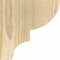 Ekena Millwork Ridgewood Rough Sawn Corbel, Douglas Fir, 6"W x 6"D x 6"H COR06X06X06RID00RDF - alternate 2